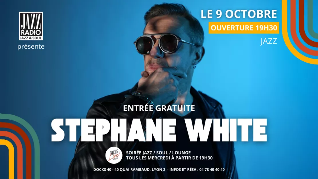 Le répertoire éclectique du talentueux Stephane White débarque sur la scène de Docks40