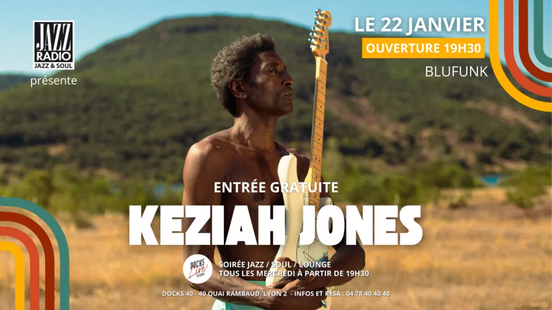 Keziah Jones enflamme la scène du Docks 40 !